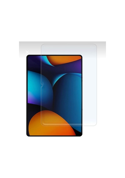 Pad H10 Pro 12.6 İnç Uyumlu 9h Şeffaf Darbe Emici Kırılmaz Nano Ekran Koruyucu Beyaz