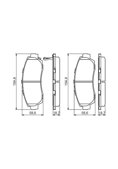 Honda Cr-V 2.0 2005-2006 Bosch Ön Balata