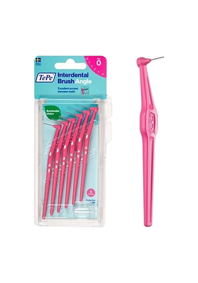 Angle Saplı Arayüz Fırçası Pembe 0 Mm 6'lı 1 X 6 Adet