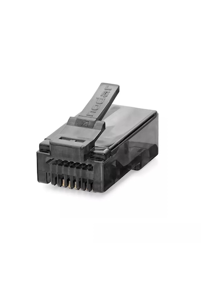 Nodar Nd2402 Cat6 Konnektör Ezrj45 100lü Plastik Kutu Siyah