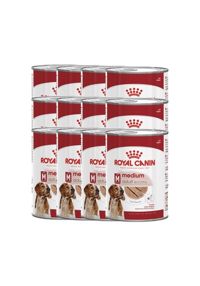 Royal Canin Medium Adult Can Yetişkin Köpek Yaş Maması 410g X 12 Adet