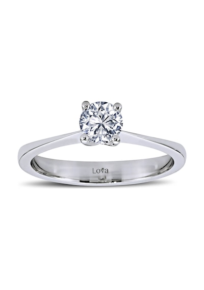 Lova H Renk 0,45 Karat Pırlanta Tektaş Yüzük - HRD Sertifikalı - 1030046