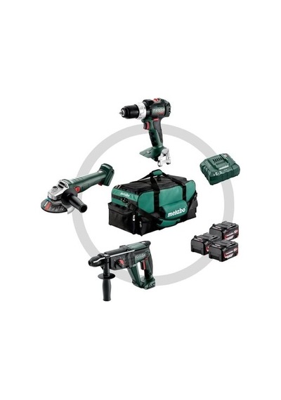 Metabo 685212000 Combo 3.1 Sb 18 Lt Bl Kömürsüz Akülü Darbeli Matkap + Kh 18 Ltx 24 Akülü Kırıcı