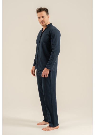 Arnetta Erkek Lacivert Gömlek Pijama Takımı Ar3857-s-v1 Ar3857-s-v1