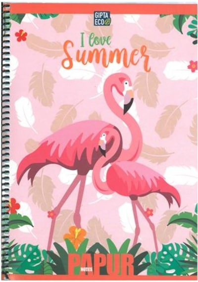 Gıpta Papur Notes Spiralli Karton Kapak Defter A4 72 Çizgili N11.1651