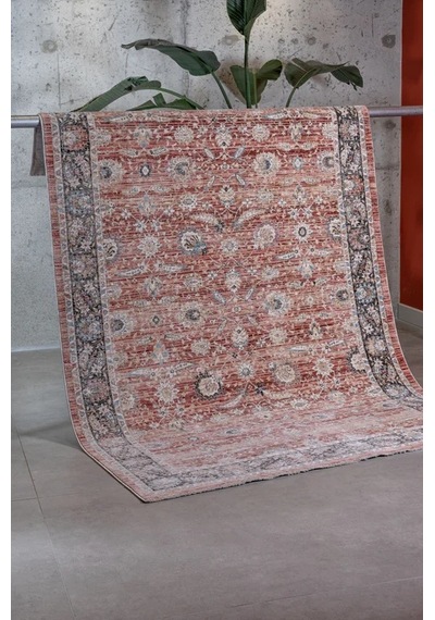 Apex Halı Ambiance 2961 Kırmızı Geleneksel Desenli Makine Halısı Kırmızı Tonlar