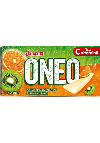Oneo Slims Portakal & Kivi Aromalı Şekersiz Sakız 14 G