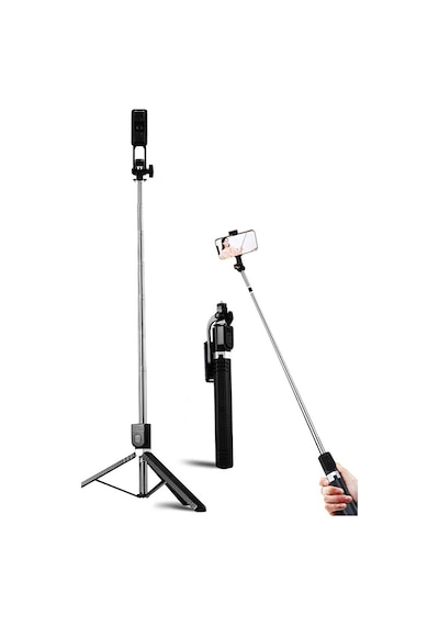 3in1 Bluetooth Kumandalı Ayaklı Selfie Çubuğu Tripod 170 Cm Go Pr