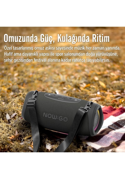 Nowgo Storm Lite 80w Rgb Super Bass Tws Party Speaker Taşınabilir Kablosuz Bluetooth Hoparlör