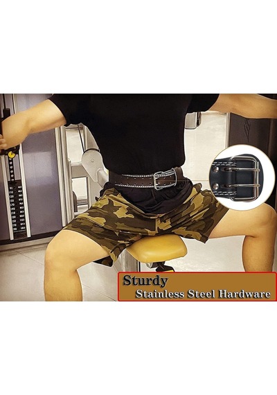 Weight Lifting Belt, Leather Weightlifting Belt, Gym Belt For Men Weight Lifting, Back Support Weight Belt, Powerlifting