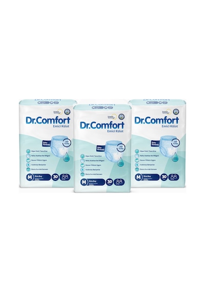 Dr.Comfort Yetişkin Emici Külot M 3 x 30'Lu 90 Adet