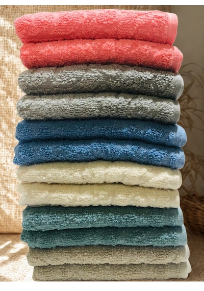 Miosse Pure 12 Adet 30x50 Cm El-yüz-mutfak Havlu Seti Çok Renkli