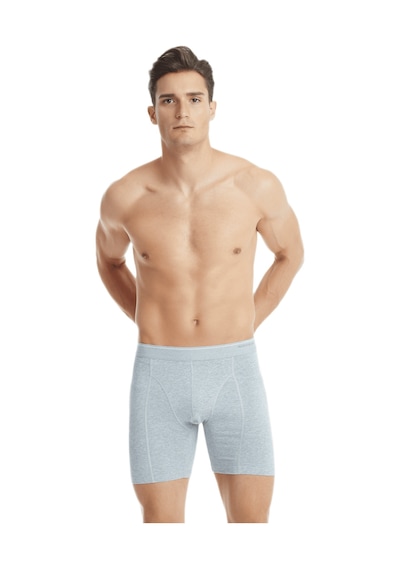 Blackspade Erkek Retro Boxer Tender Cotton 9216 Gri Melanj