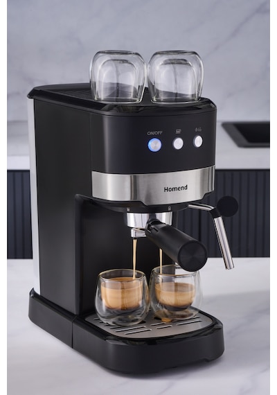 Homend Coffeebreak 5011H Süt Köpürtücülü, 15 Bar Basınçlı Espresso Makinesi, 1100W 1,2L