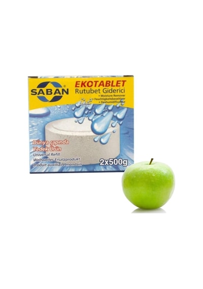 Saban Rutubet Giderici Nem Alıcı Yedek Tablet 2X500 Gr - Yeşil El