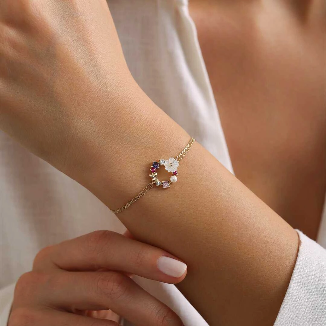 Cover Flower Bileklik Sarı