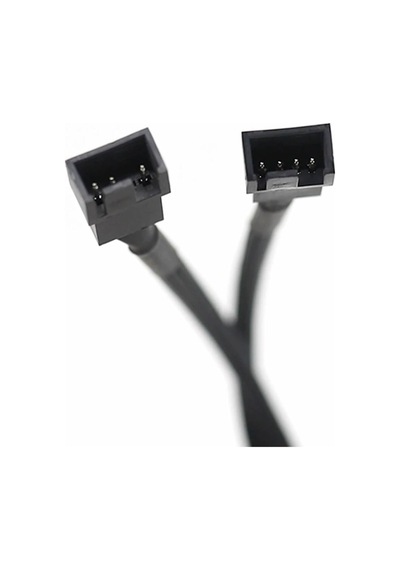 1 To 2 Çoğaltıcı 25cm Fan Uzatma Kablosu Y Tip 4 Pin 3 Pin Bilgisayar Kasa Anakart Ekran Kartı