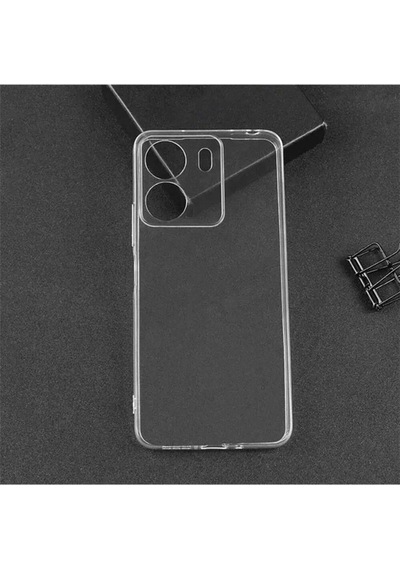 Xiaomi Redmi 13c Kılıf Zore 2mm Anti Shock Silikon Renksiz
