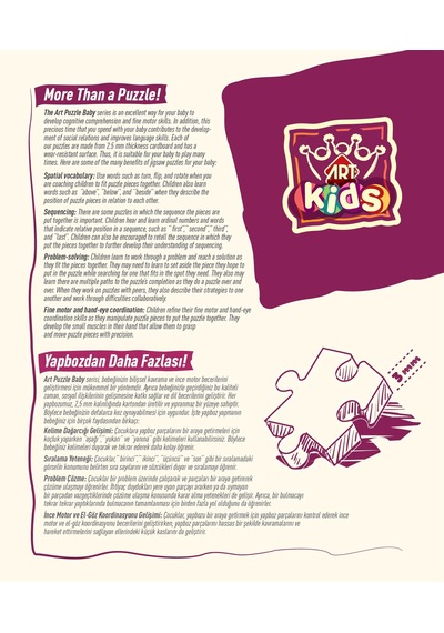 Art Kids İlk Besinler Baby Puzzle