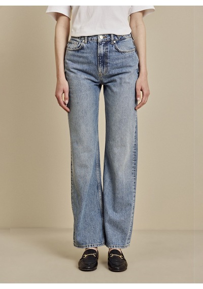 Brooks Brothers Mavi Kadın %100 Pamuk Denim Pantolon Bbss26fdp003