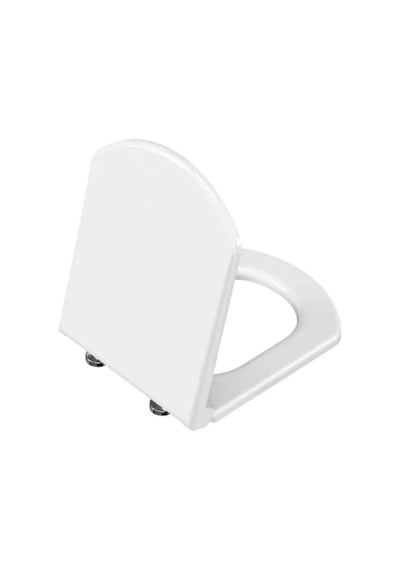 VitrA Valarte Klozet Kapağı 124-003-009 Duroplast - Üstten Sıkmalı - Yavaş Kapanır - Metal Menteşeli - Beyaz