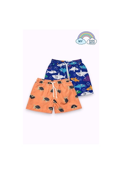 My Kids Wear Erkek Çocuk Degrade Desenli Deniz Şortu 2 Li Set 3-16 Yaş 12421 Kırık Beyaz My Kids Wear Erkek Çocuk Degrade Desenli Deniz Şortu 2 Li Set 3-16 Yaş 12421 Kırık Beyaz