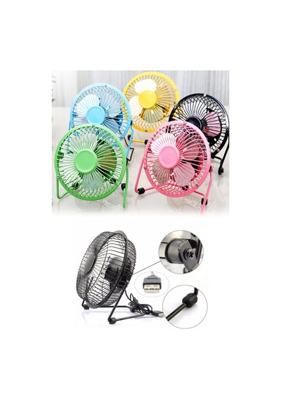 Metal Usb Sessiz Mini Vantilatör Fan