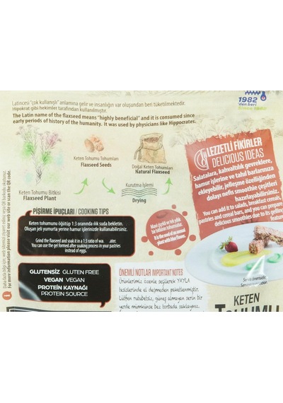Gurme Keten Tohumu, 500 Gr X 8