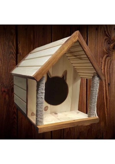 Kedi Evi Kedi Yuvası Iç Mekan Evcil Hayvan Kulubesi