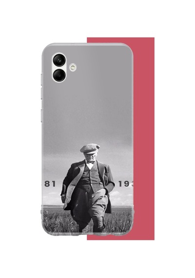 Samsung Galaxy A06 Uyumlu Atatürk 1881 1938 Baskılı Silikon Kılıf Renkli