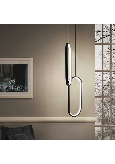 Tra30074B Eco 2X(50X15 Cm) Led Avize Sarkıt Küpe2