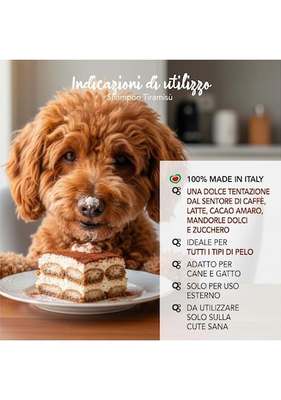 Yuup Home-tiramisü Profesyonel Kedi Ve Köpek Şampuanı - 250 Ml - İtalya Üretimi