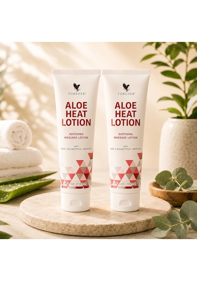 Forever Living Aloe Heat Lotion 2 x 118 ML