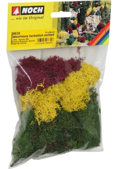 Noch 8630 Liken, Sonbahar Renkleri, 35 Gram Diorama Malzemesi-59257