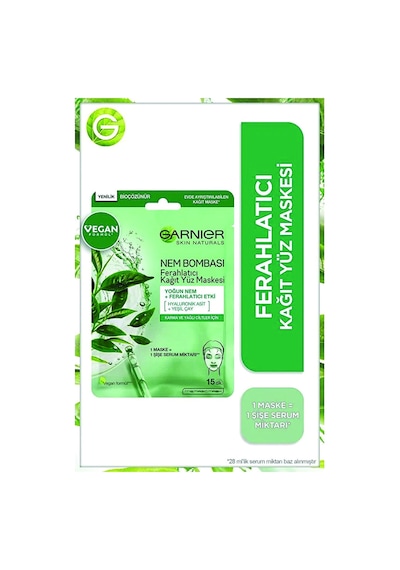 4 Adet Garnier Kağıt Maske Ferahlatıcı