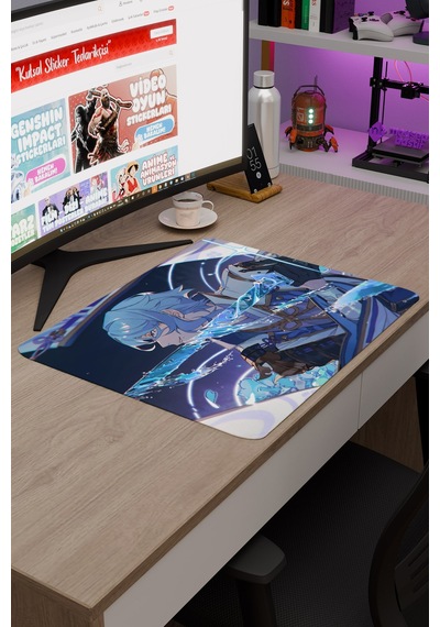 Ayato Genshin Impact Anime Gacha V4 - 48x40 Xl Gaming Mouse Pad Fare Altlığı