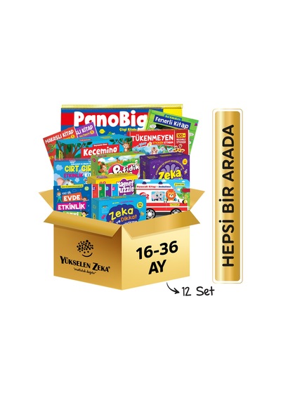 16-36 Ay Hepsi Bir Arada Kolisi Eksiksiz Tüm Setler