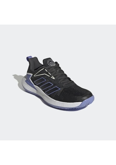 Adidas GX7135 Defiant Speed Toprak Siyah Kadın Tenis Ayakkabısı Siyah