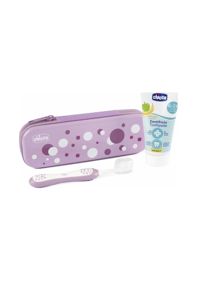 Chicco Diş Fırçası Seti 6+ Ay Lila