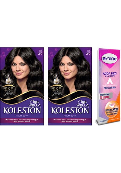 Koleston Krem Boya 2/0 Siyah 2 Adet