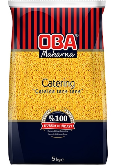 Oba Makarna Catering Arpa Şehriye 5 KG