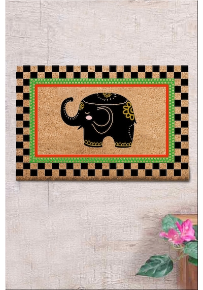 Co Co Trong 40x60 cm Doğal Ko ko Kıl paspas,Hindistan Naturel Kapı Önü Paspası