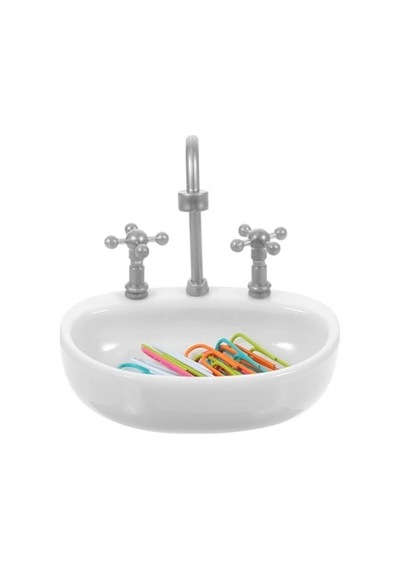 Mey İthalat Lavabo Şeklinde Ataç Kutusu Çok Renkli