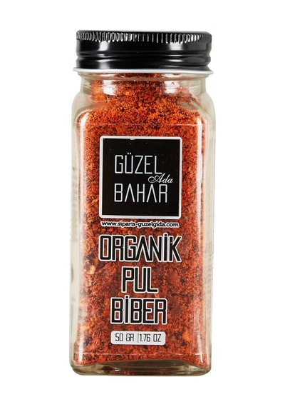 Güzel Ada Organik Pul Biber 50 G - 4 Adet Tarı