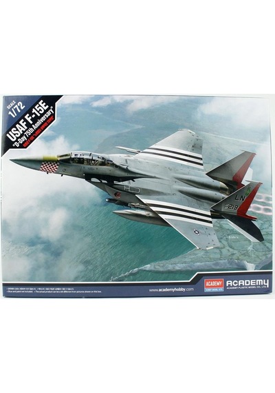 Academy 12568 1/72 Ölçek, Usaf F-15e Savaş Uçağı, Plastik Model Kiti-55925