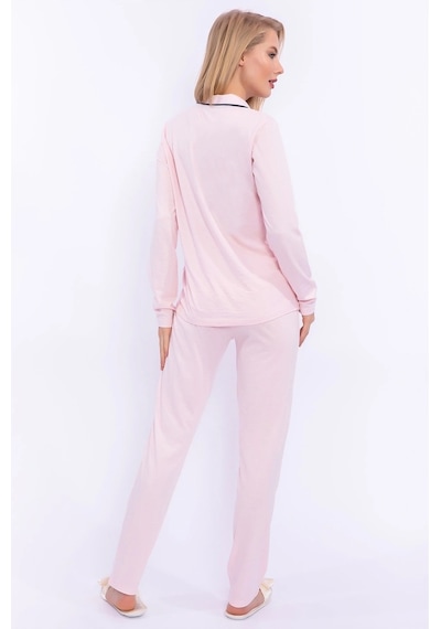 Pierre Cardin Pc7717 Gömlek Yaka Pijama Takım 001