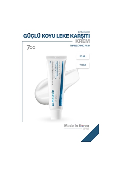 Tx Cream Derin Koyu Lekeler, Güneş Lekeleri İçin Anti Melasma Leke Kremi&ton Eşitleyici 50ml