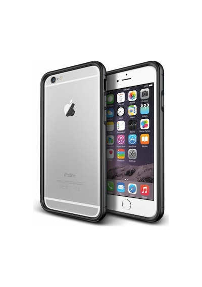 Verus Apple Uyumlu iPhone 6 Plus/6s Plus İle Iron Bumper Kılıf Black Titanium