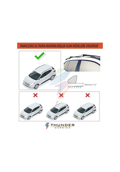 Jeep Grand Cherokee 2005-2010 Trx1 Carrier Kilitli Ara Atkı Taşıyıcı Tavan Barı Siyah