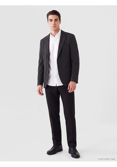 Lcw Busıness Siyah Slim Fit Erkek Blazer Ceket